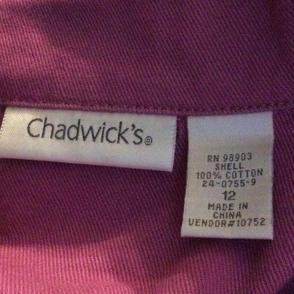 Chadwicks denim jacket size 12 - Picture 4 of 5